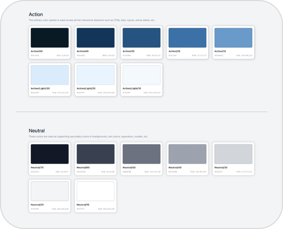 Color & typography variables