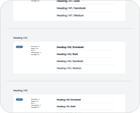 Color & typography variables