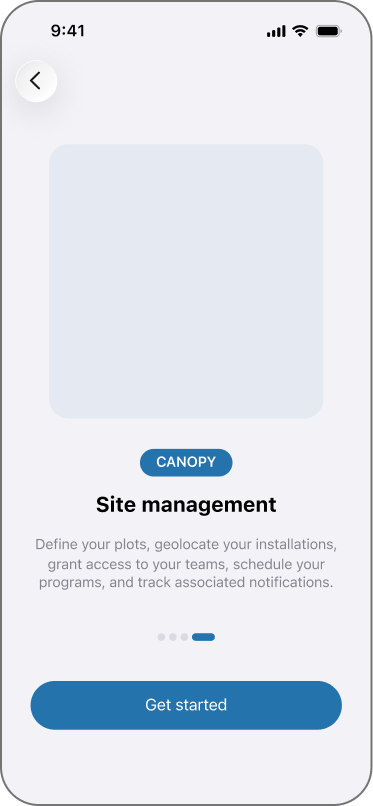 App screen